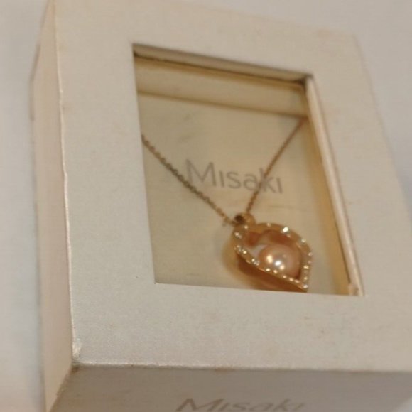 MISAKI NECKLACE Heart Shaped -NEW- Box Shipping with Tracking! - Picture 2 of 14